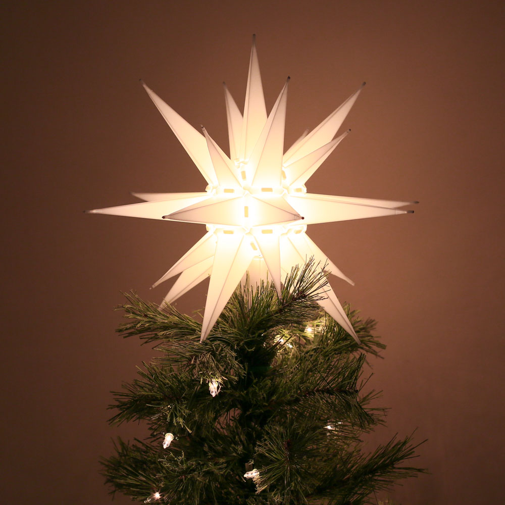 North-Carolina-Moravian-Star-Christmas-Tree-Topper-Light