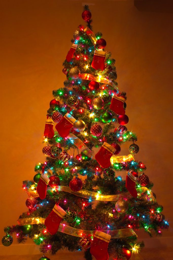 christmas-tree-with-multicolor-lights-2