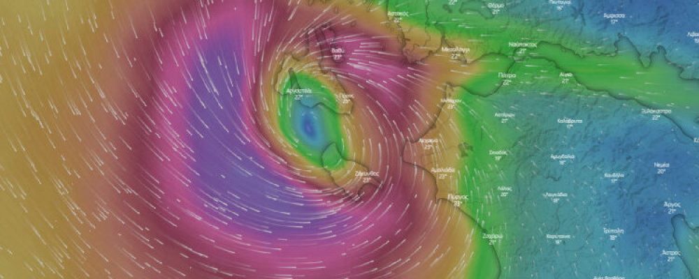 Κακοκαιρία «Ιανός»: Δραματική νύχτα για Ζάκυνθο, Κεφαλονιά, Ιθάκη -Άνεμοι 10 μποφόρ, αλλάζει πορεία ο κυκλώνας