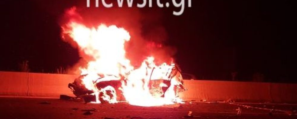Τροχαίο στην Αθηνών – Κορίνθου: Απανθρακώθηκε ο οδηγός