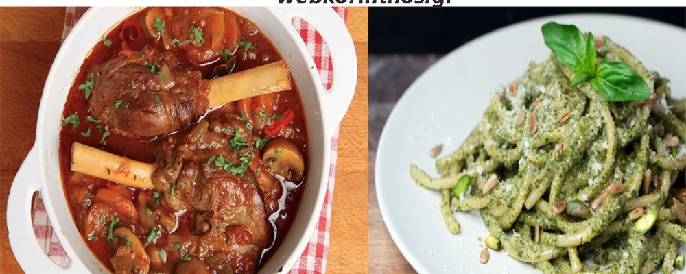Γκουρμέ στο σπίτι : Δύο εύκολες συνταγές Αρνί κότσι στην κατσαρόλα και Μακαρόνια με πέστο