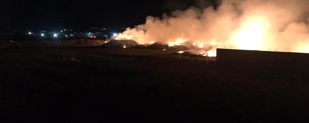 Μεγάλη Πυρκαγιά στο σκουπιδότοπο του δήμου Κορινθίων…εδώ και τώρα καταμερισμός ευθυνών Δήμαρχε