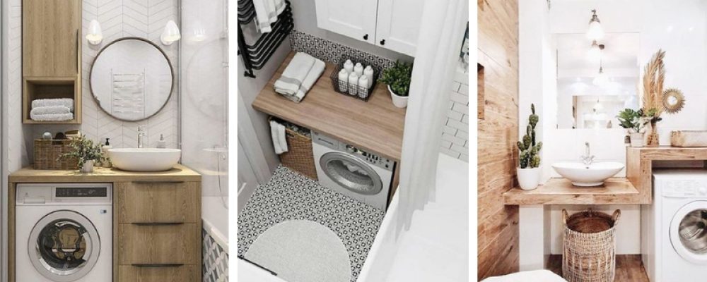 Σύγχρονες ιδέες δωματίου πλυντηρίου στο μπάνιο για μικρούς χώρους Posted