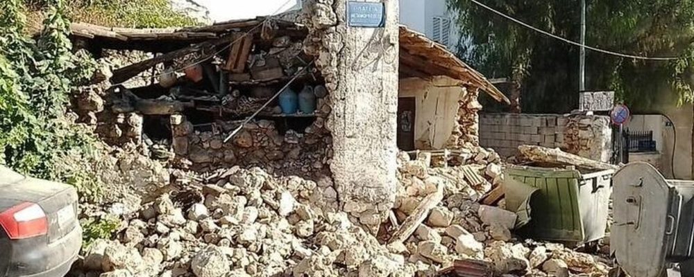 Ισχυρός σεισμός 5,9R στην Κρήτη: Ένας νεκρός και  9 τραυματίες