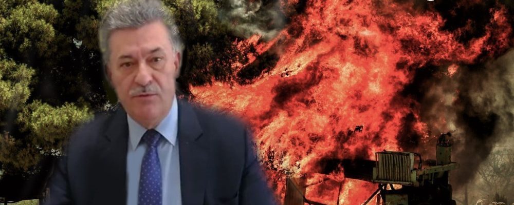 Bασίλης Νανόπουλος  ΤΩΡΑ: Η φωτιά πλησιάζει την μονή της Φανερωμένης – Δύσκολη η προσπάθεια κατάσβεσης στο Ρυτό