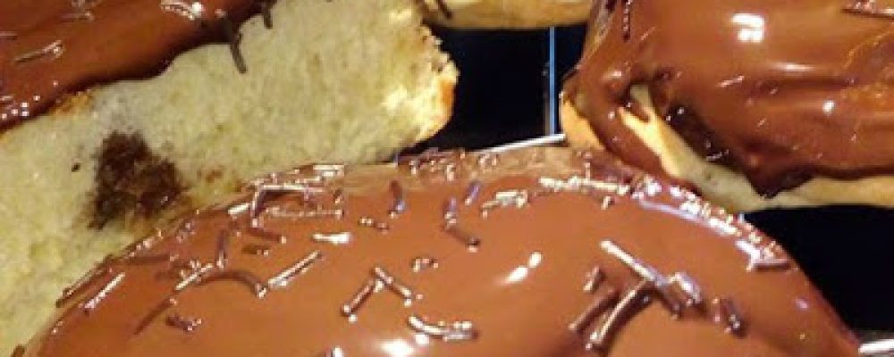Ντόνατς σπιτικά αφράτα στο φούρνο με σοκολάτα κρέμα τρούφα !!