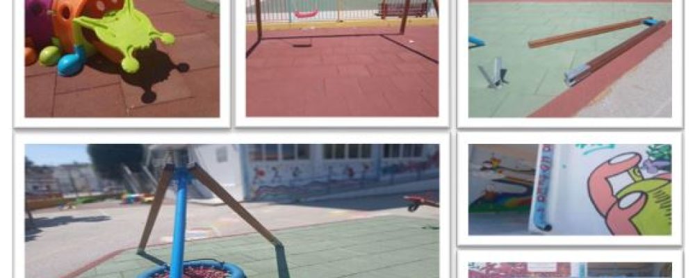 Ο Δήμος Κορινθίων καταδικάζει τον βανδαλισμό και θα συμβάλει στην αποκατάσταση της παιδικής χαράς του Ειδικού Σχολείου
